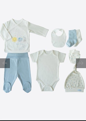 Organik New Dreams 10'lu Zıbın Set Mavi - Görsel 8