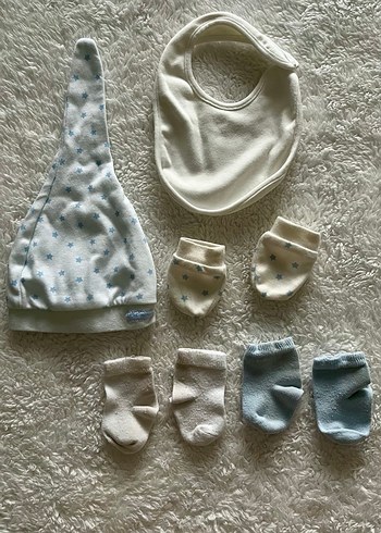 Organik New Dreams 10'lu Zıbın Set Mavi - Görsel 4