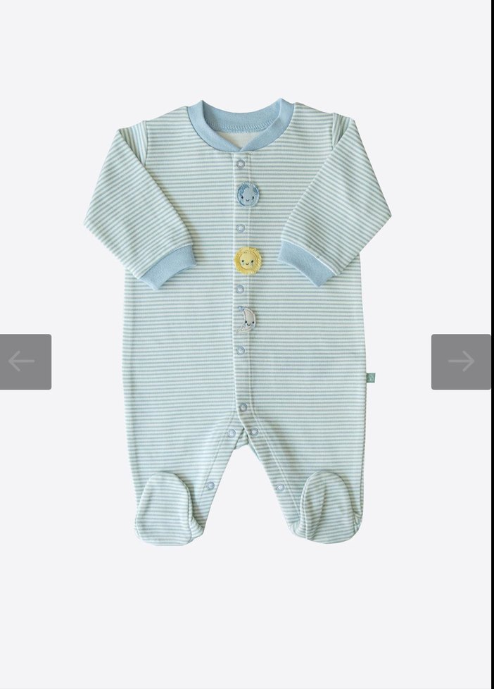 Organik New Dreams 10'lu Zıbın Set Mavi - Görsel 5