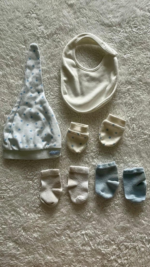 Organik New Dreams 10'lu Zıbın Set Mavi - Görsel 4