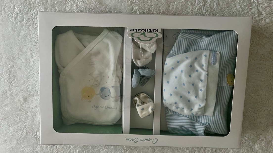 Organik New Dreams 10'lu Zıbın Set Mavi - Görsel 2