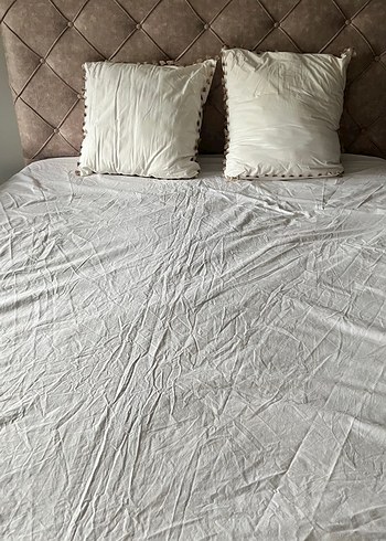 ZARA Home püskül Detaylı Çift Kişilik Nevresim Takımı  - Görsel 10