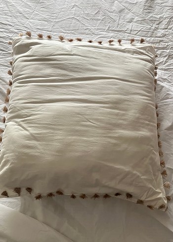 ZARA Home püskül Detaylı Çift Kişilik Nevresim Takımı  - Görsel 5