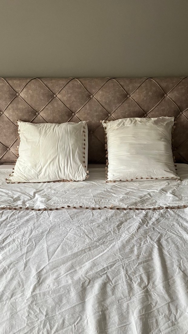 ZARA Home püskül Detaylı Çift Kişilik Nevresim Takımı  - Görsel 2