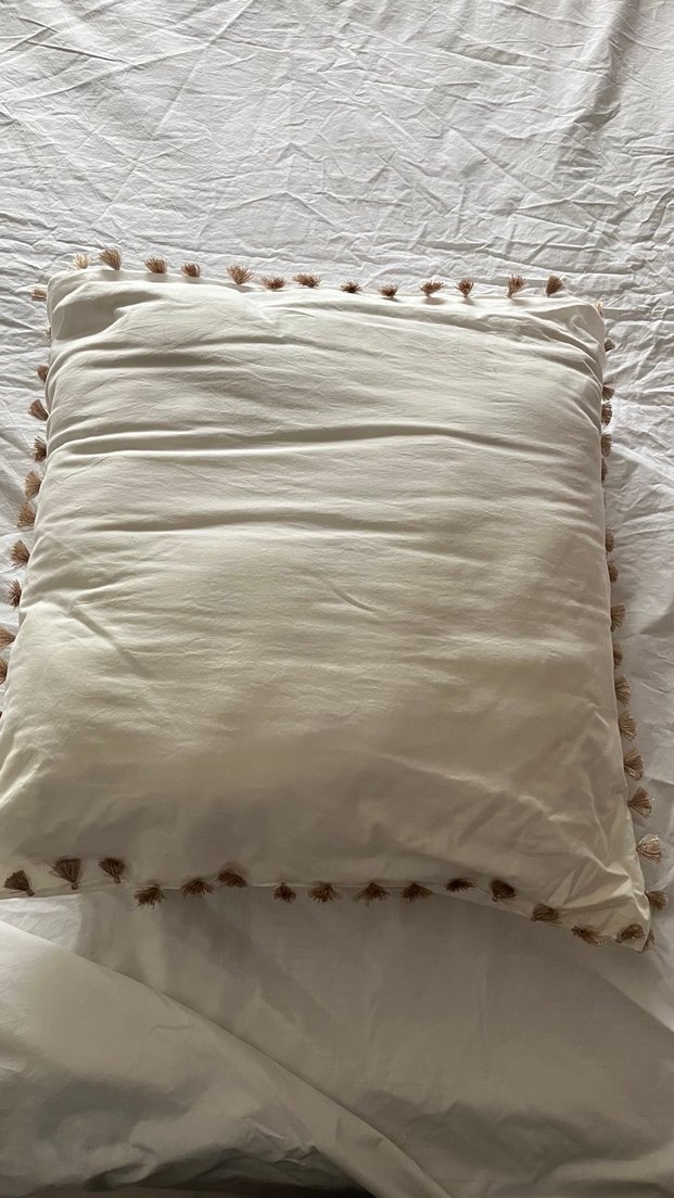 ZARA Home püskül Detaylı Çift Kişilik Nevresim Takımı  - Görsel 5