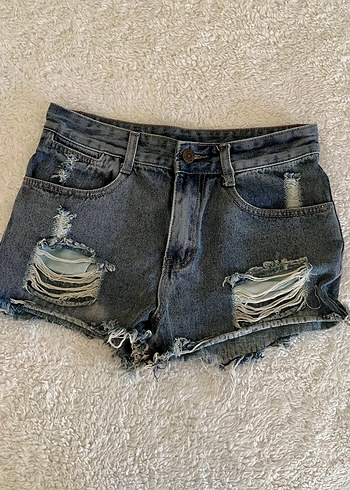 Sheinside mini jean şort - Görsel 4