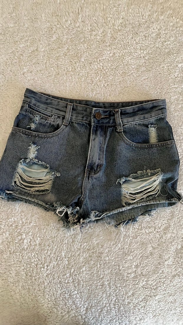 Sheinside mini jean şort - Görsel 4