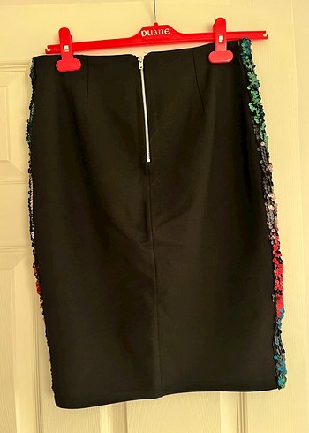 Kadın Renkli Payetli etek - Görsel 4