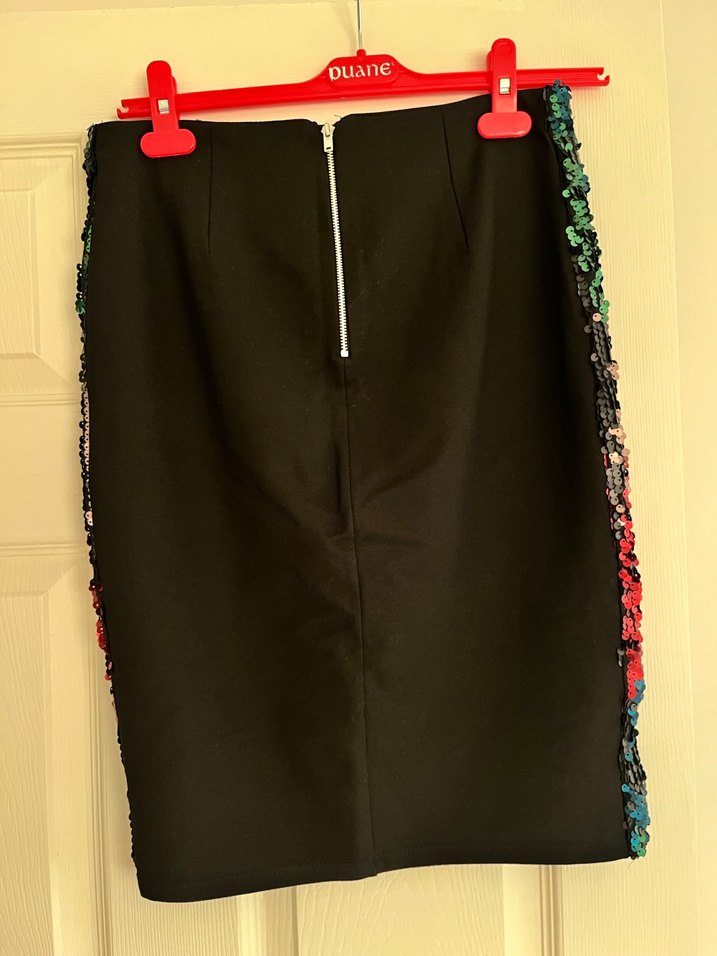 Kadın Renkli Payetli etek - Görsel 4