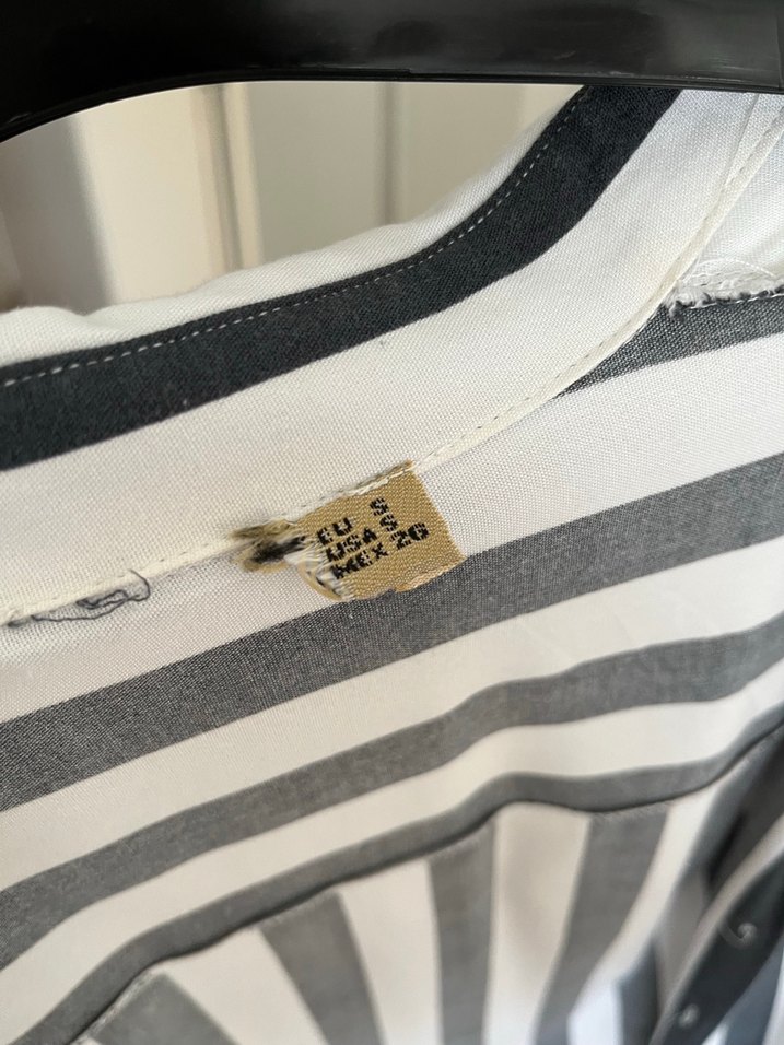 Kadın çizgili gömlek - Görsel 3