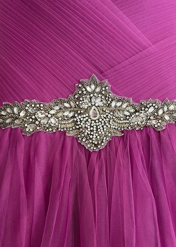 Özel dikim straplez nişan yada kına elbisesi - Görsel 3