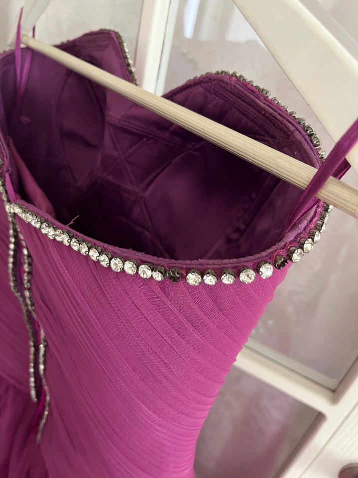 Özel dikim straplez nişan yada kına elbisesi - Görsel 5