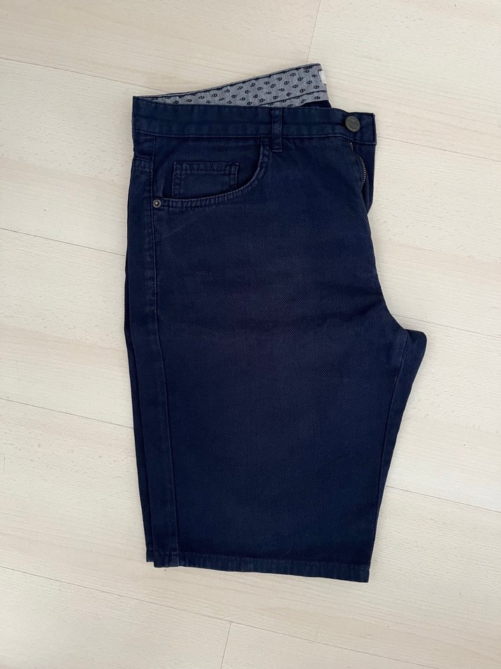 Erkek Lacivert Şort - Görsel 2