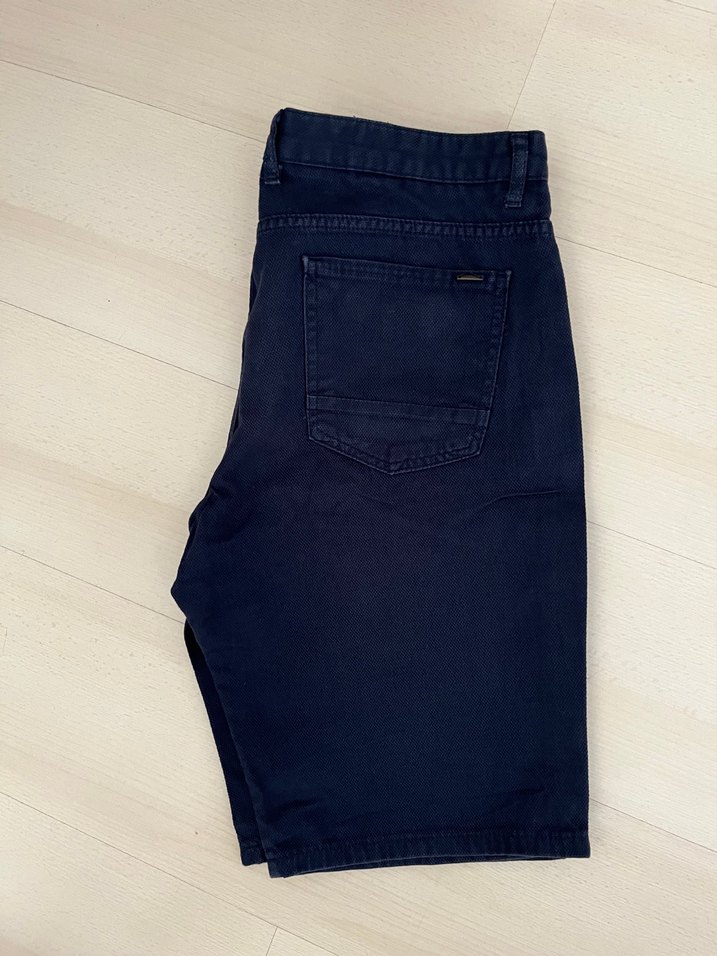 Erkek Lacivert Şort - Görsel 4