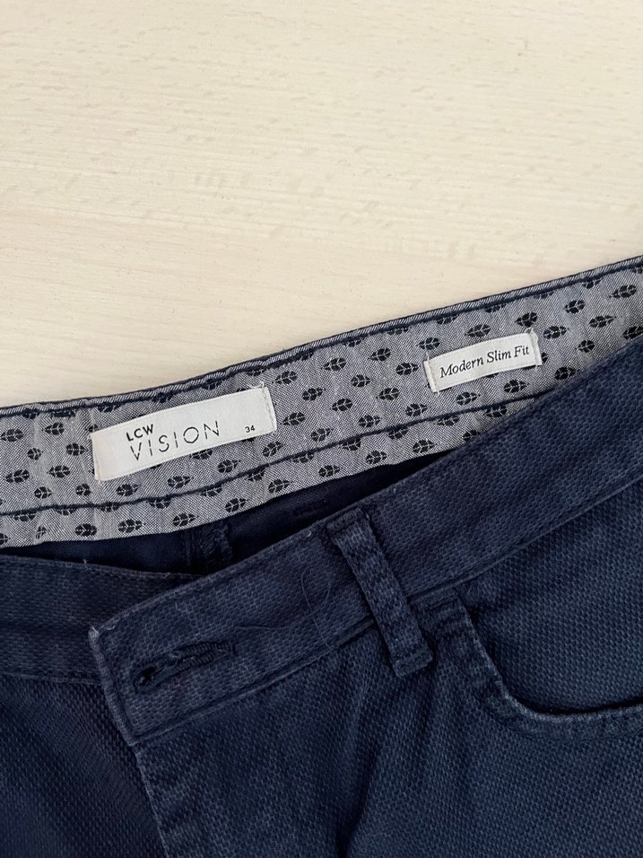 Erkek Lacivert Şort - Görsel 3