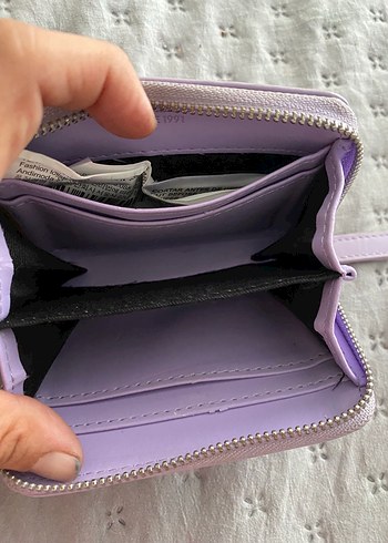 Beden mor Renk Mor Fermuarlı Kadın Cüzdanı - PULL&BEAR