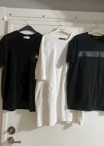 Beyaz Oversize Erkek Tişört