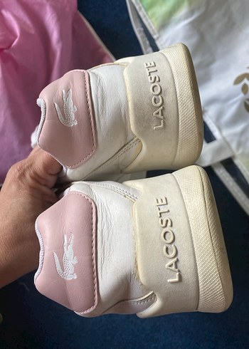 Lacoste Beyaz Bağcıklı Kadın Spor Ayakkabı