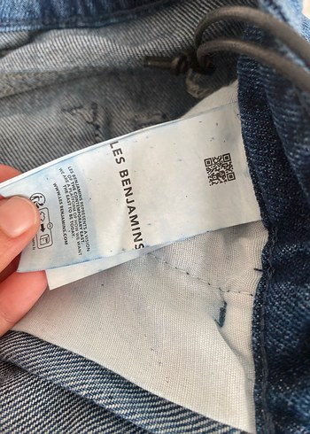 Kadın Lacivert Midi Denim Şort - Görsel 4