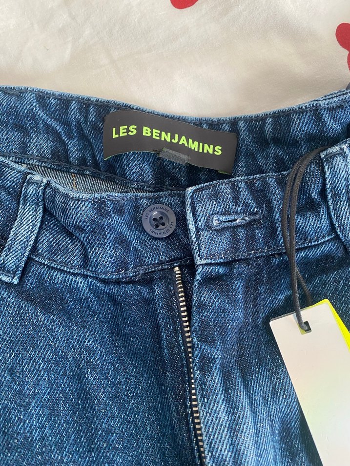 Kadın Lacivert Midi Denim Şort - Görsel 2