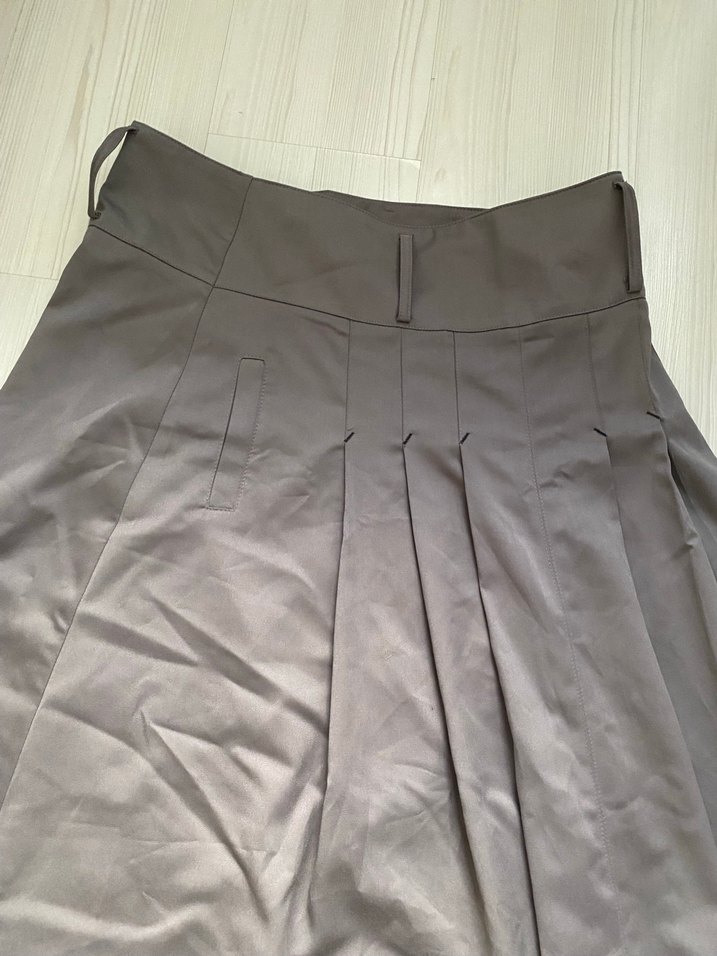 Bej Midi Pilili Hamile Eteği - Görsel 2