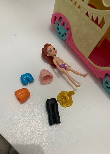 Pastel Pembe Oyuncak Araba ve Figür Seti - Görsel 2