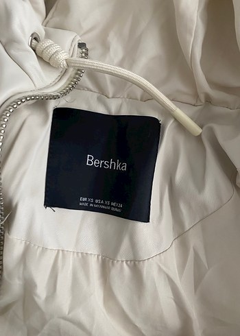 Kadın Beyaz Keten Kapüşonlu Ceket - Görsel 4