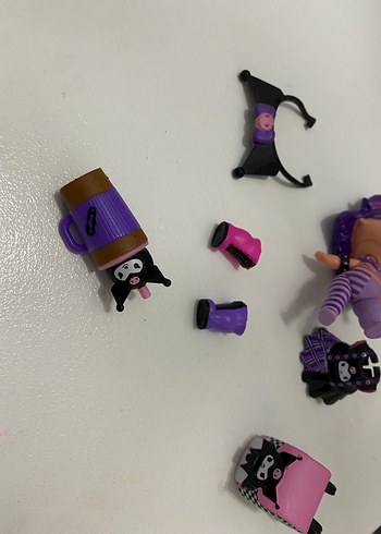 Mor Renkli Bebek ve Aksesuarları - Görsel 3