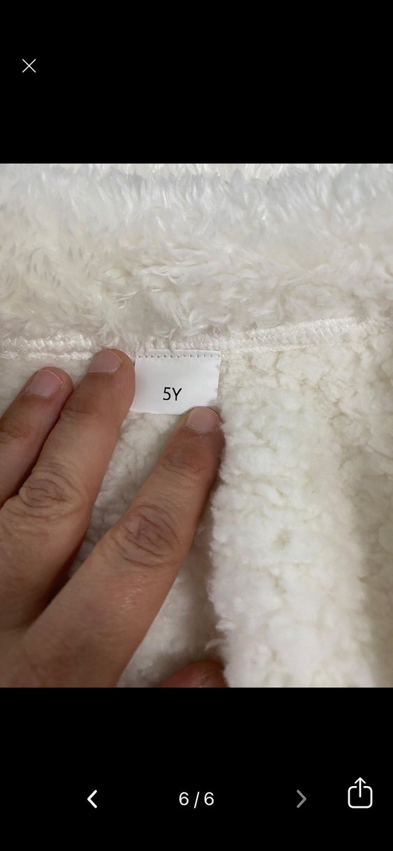 ÇocukBeyaz Kısa Peluş Takım - Görsel 5