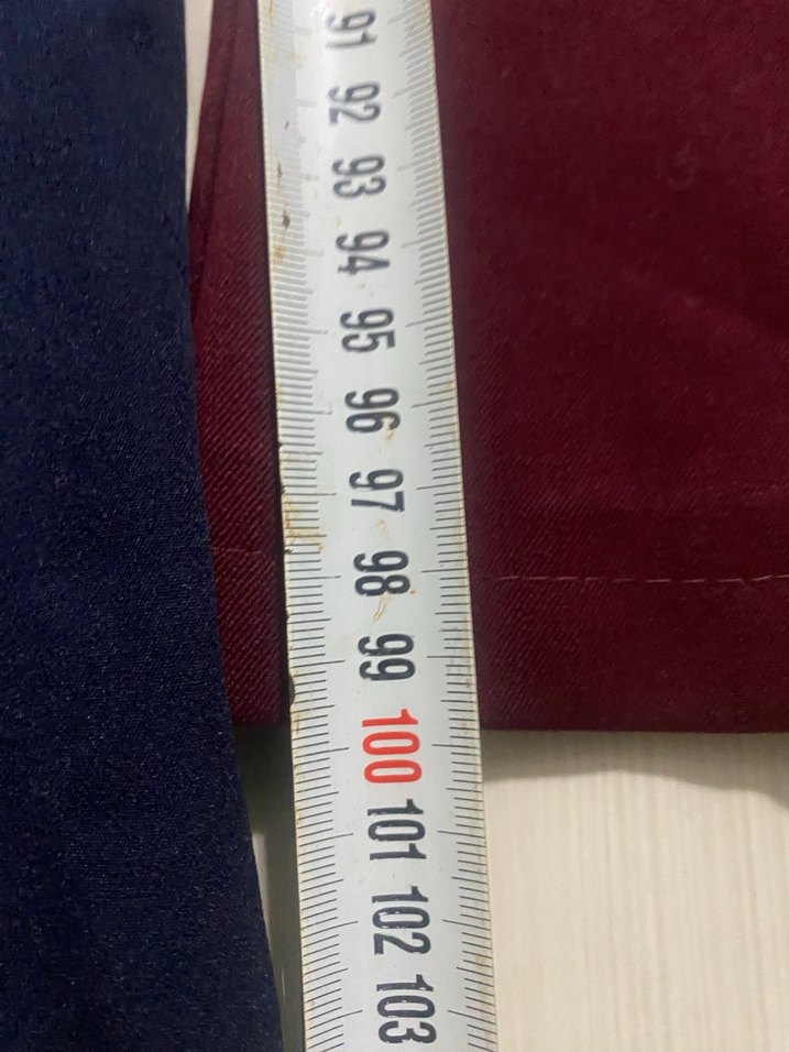 Bordo Kadın Kumaş Pantolon Midi Boy - Görsel 5