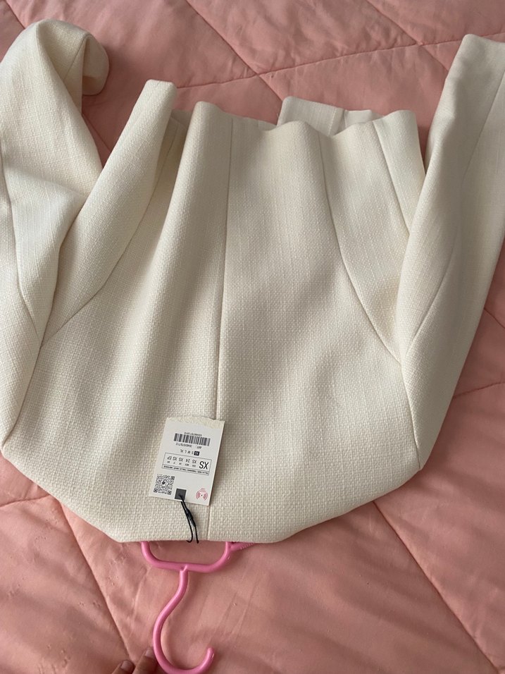 Zara Ekru Tüvit Ceket — görsel 4/7