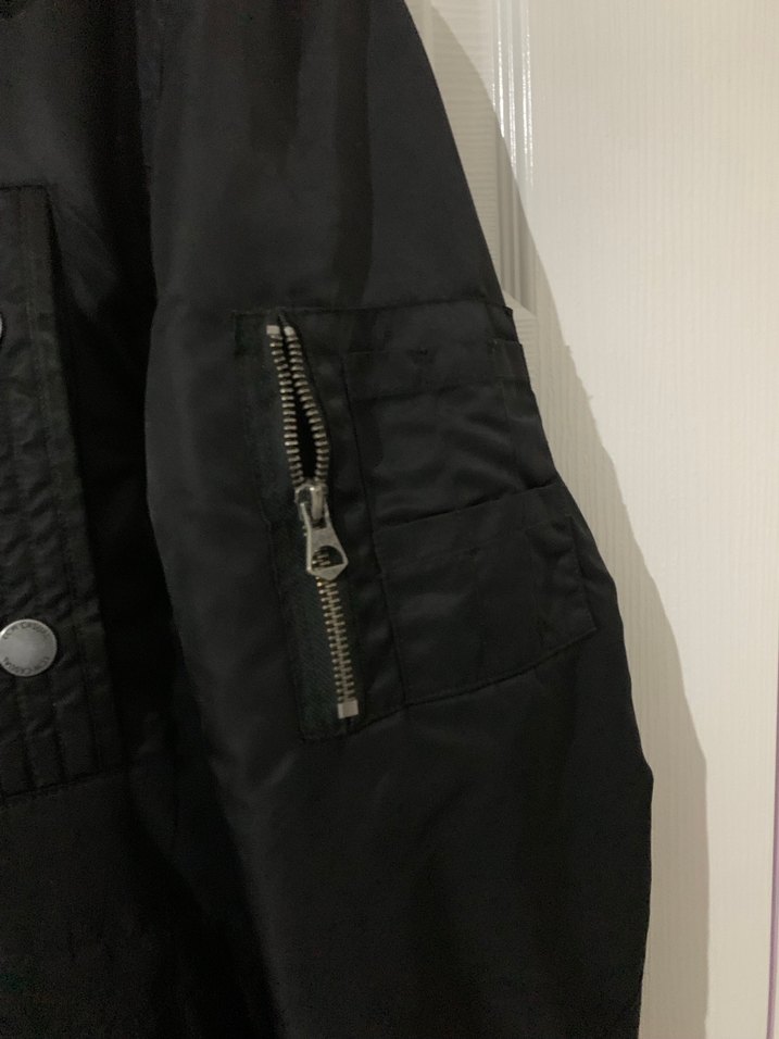 Düğmeli Siyah Erkek Mont - Görsel 3