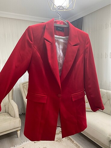44 Beden bordo Renk Blazer ceket