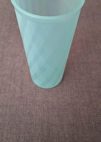 Turkuaz Renkli Pastel Desenli Bardak