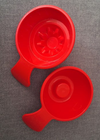 Tupperware Kırmızı Plastik Mutfak Araçları