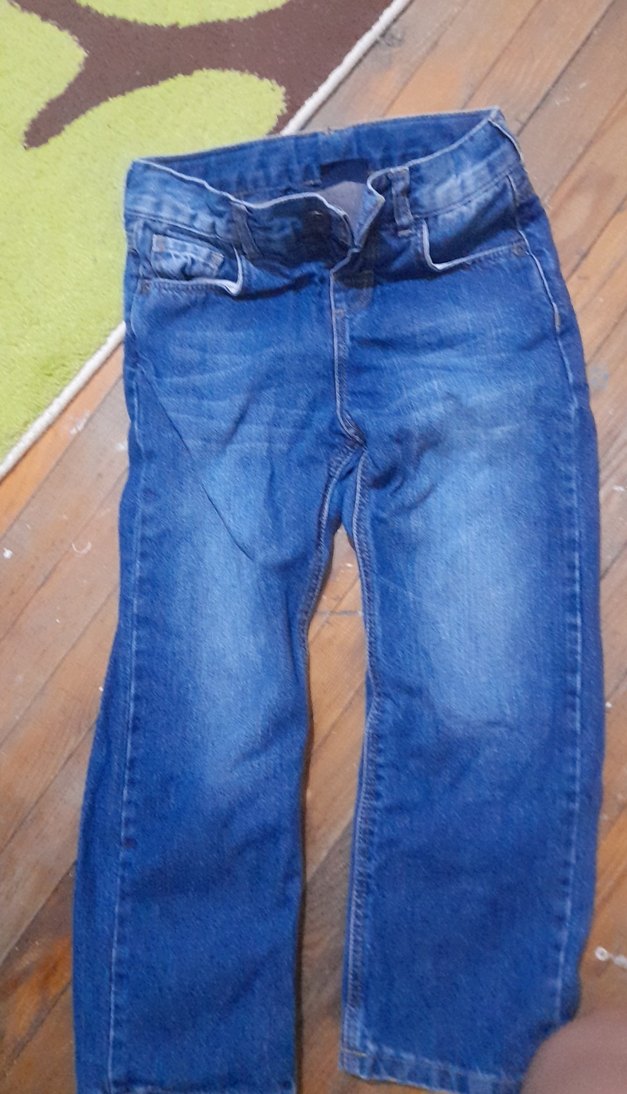 LC Waikiki Mavi Baskılı erkek çocuk Pantolon kışlık ici yunlu - Görsel 2