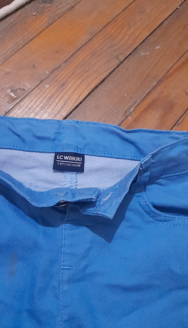 Mavi Erkek Çocuk Denim Pantolon - Görsel 3