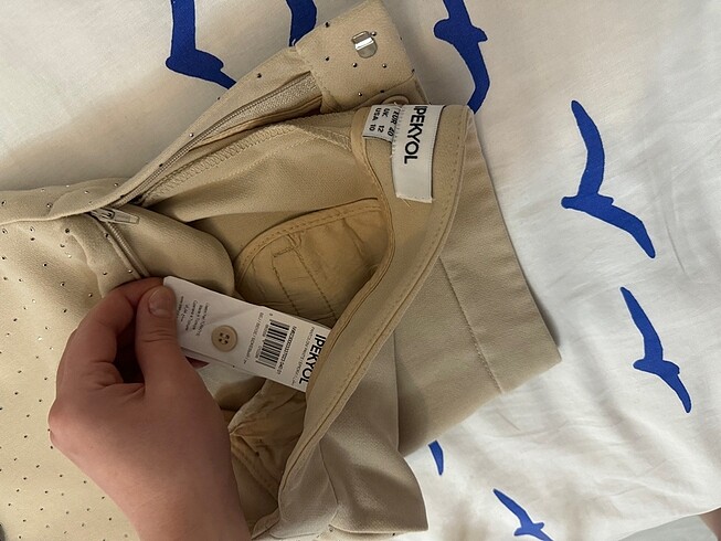 ipekyol Ipekyol taşlı kumaş pantolon