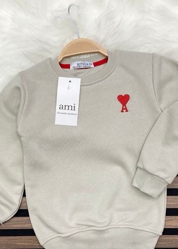 Kız Çocuk Pembe Bisiklet Yaka Sweatshirt - Görsel 2