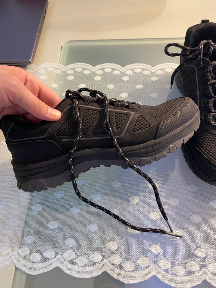 Siyah Erkek Spor Ayakkabı Bağcıkları - Görsel 2