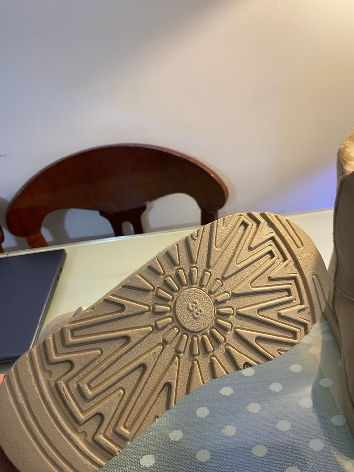 Bej Süet Kadın Dolgu Topuklu Bot - Görsel 3