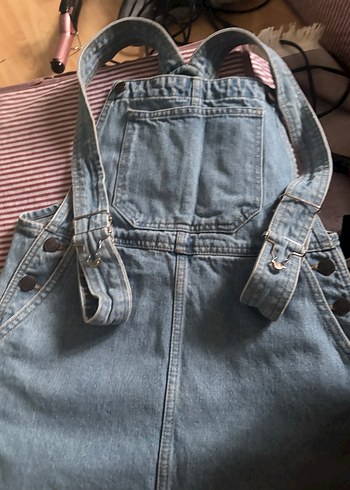 Kot Kadın Midi Salopet - Görsel 2