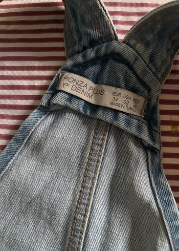 Kot Kadın Midi Salopet - Görsel 3