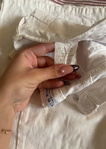 Beyaz Kadın Rahat Kesim  Kot Pantolon - Görsel 3