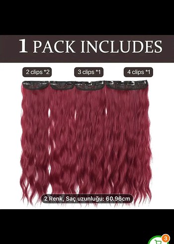 Kızıl ek saç - Görsel 3