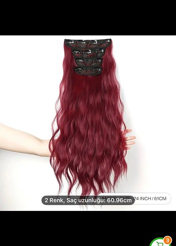 Kızıl ek saç - Görsel 4