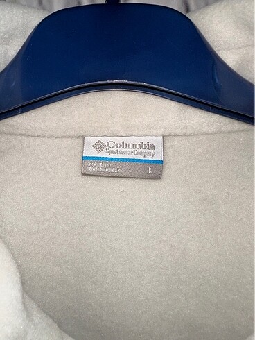 l Beden beyaz Renk Columbia Outdoor Tracks Full Zip Erkek Polar Üst Beden:L