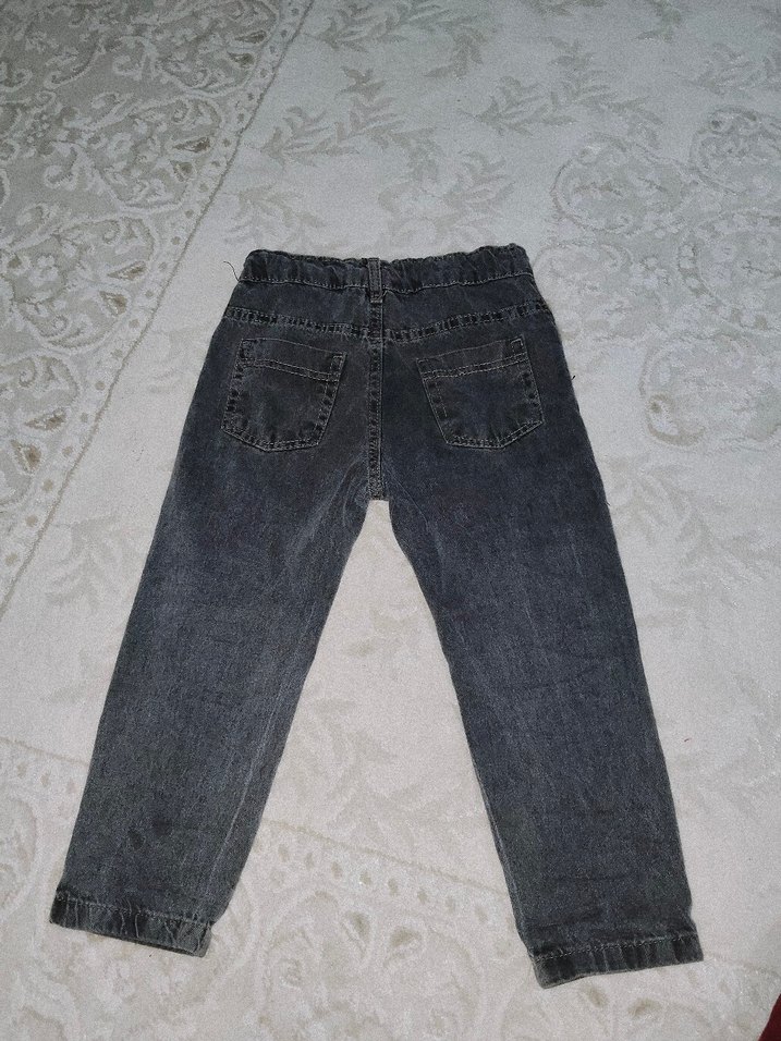 Erkek Çocuk Gri Denim Pantolon - Görsel 2