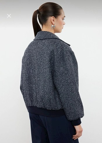 Trendyol & Milla Gri Bomber Ceket