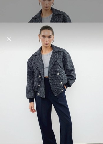 Gri Bomber Ceket
